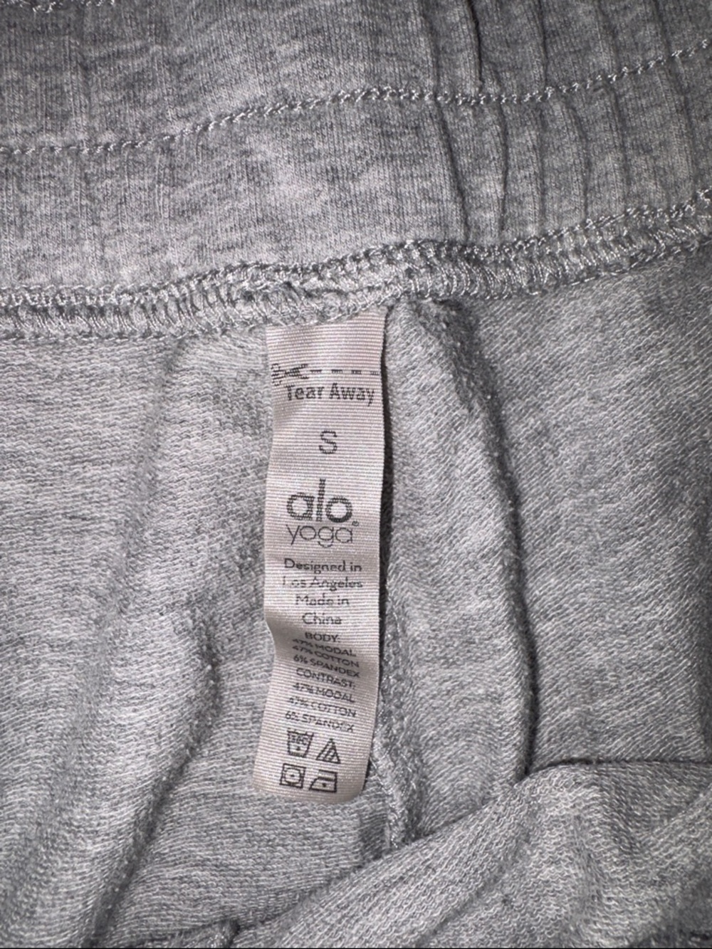 ALO Yoga Heather Gray Sweatpant Joggers - Picture 2 of 5